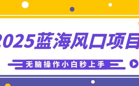 2025蓝海风口项目，利用AI工具一键生成儿童益智早教视频，无脑操作小白秒上手，轻松日入500+
