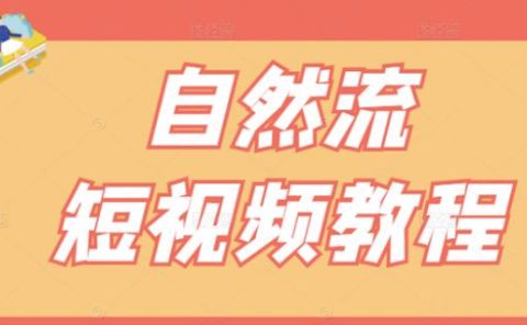 【瑶瑶短视频】自然流短视频教程，让你更快理解做自然流视频的精髓