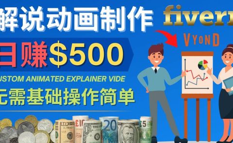 制作解说类动画视频(Animated Explainer)日赚500美元以上 - 0基础可操作