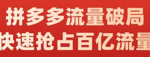 阿杰·拼多多流量破局:如何打黑标,爆款的思路,拼多多流量框架,快速抢占百亿流量