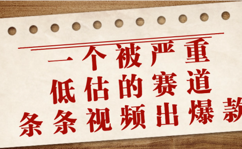 一个被严重低估的赛道,条条视频出爆款,一个月变现3万+