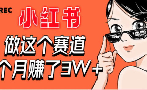 【惊叹！】在小红书做这个赛道，2个月收益3W+