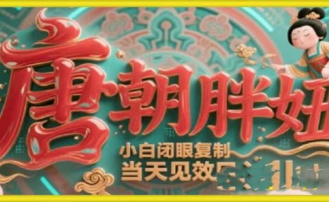 用AI克隆“唐朝胖妞”日更3条,平台疯狂推流,小白闭眼复制,当天见效,日入1k+
