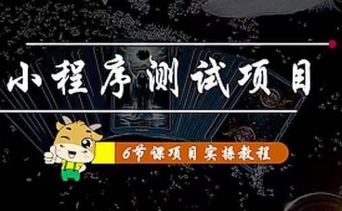 小程序测试项目 从星图 搞笑 网易云 实拍 单品爆破 抖音抖推猫小程序变现