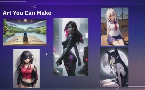 利用Stable Diffusion AI人工智能生成动漫艺术分步教程-14节课-中英字幕