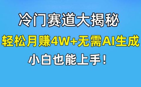 快手无脑搬运冷门赛道视频“仅6个作品 涨粉6万”轻松月赚4W+