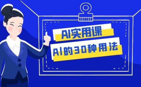 AI·实用课：Al的·30种用法，工作效率提升数倍（31节课）