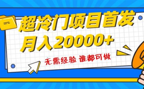 超级冷门项目，粤语动画赛道，十分钟一个原创视频，简单易上手 实测月入1w+