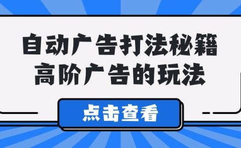 A lice自动广告打法秘籍，高阶广告的玩法